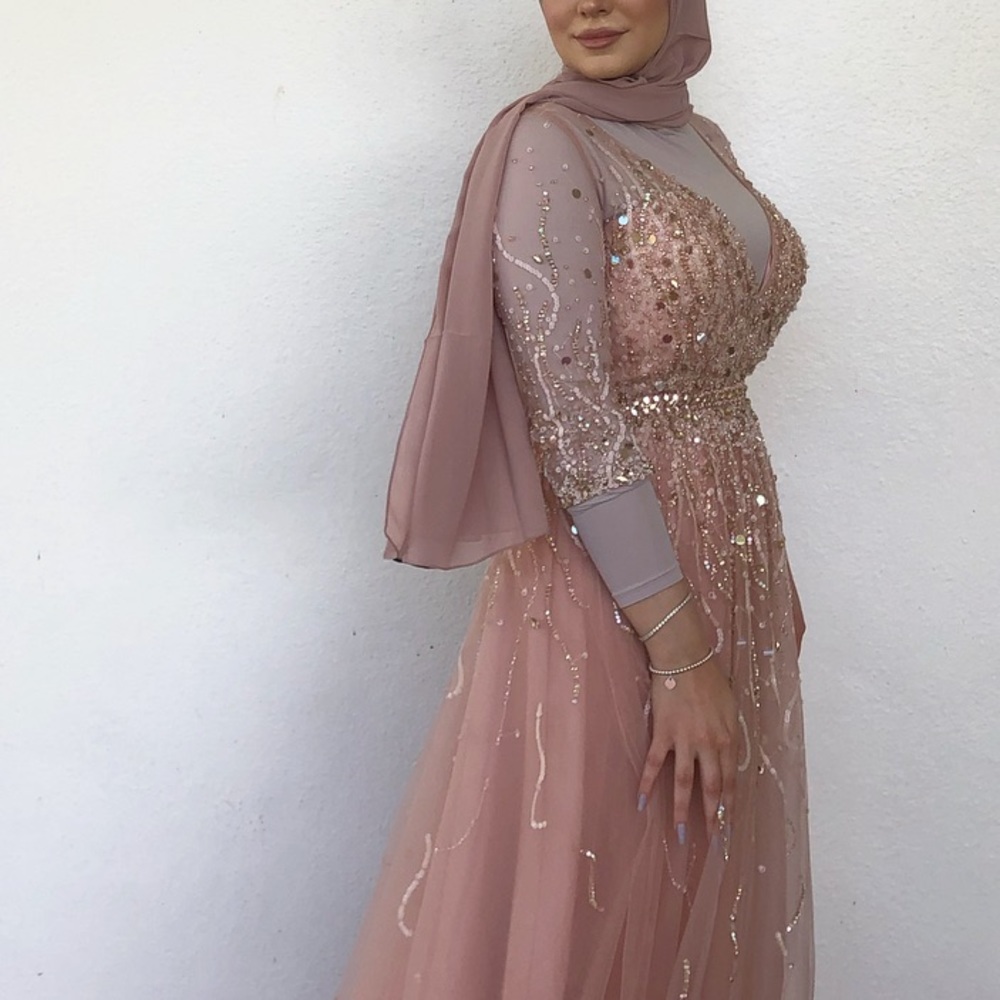 Jovani 29084 blush gown